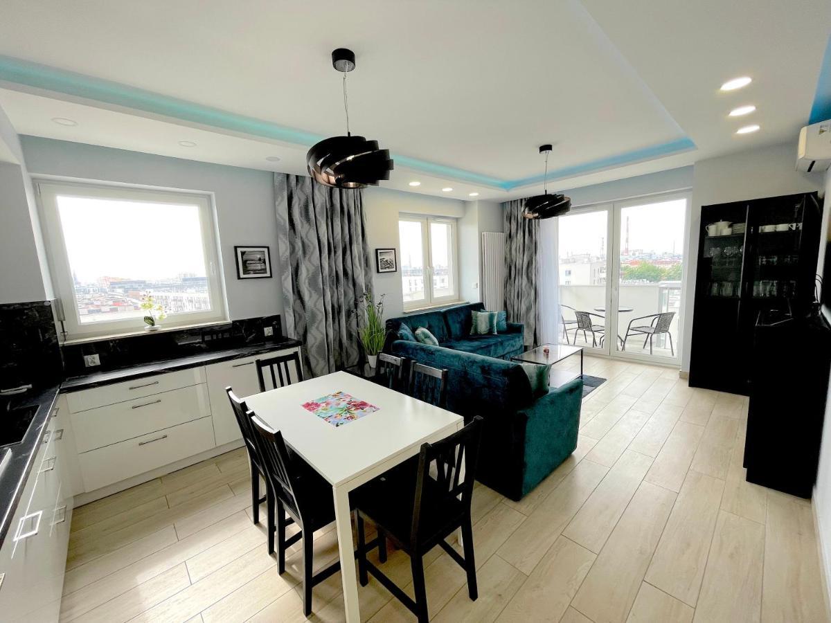 Apartament Z Tarasem I Widokiem Na Odre Wrocław Exteriör bild