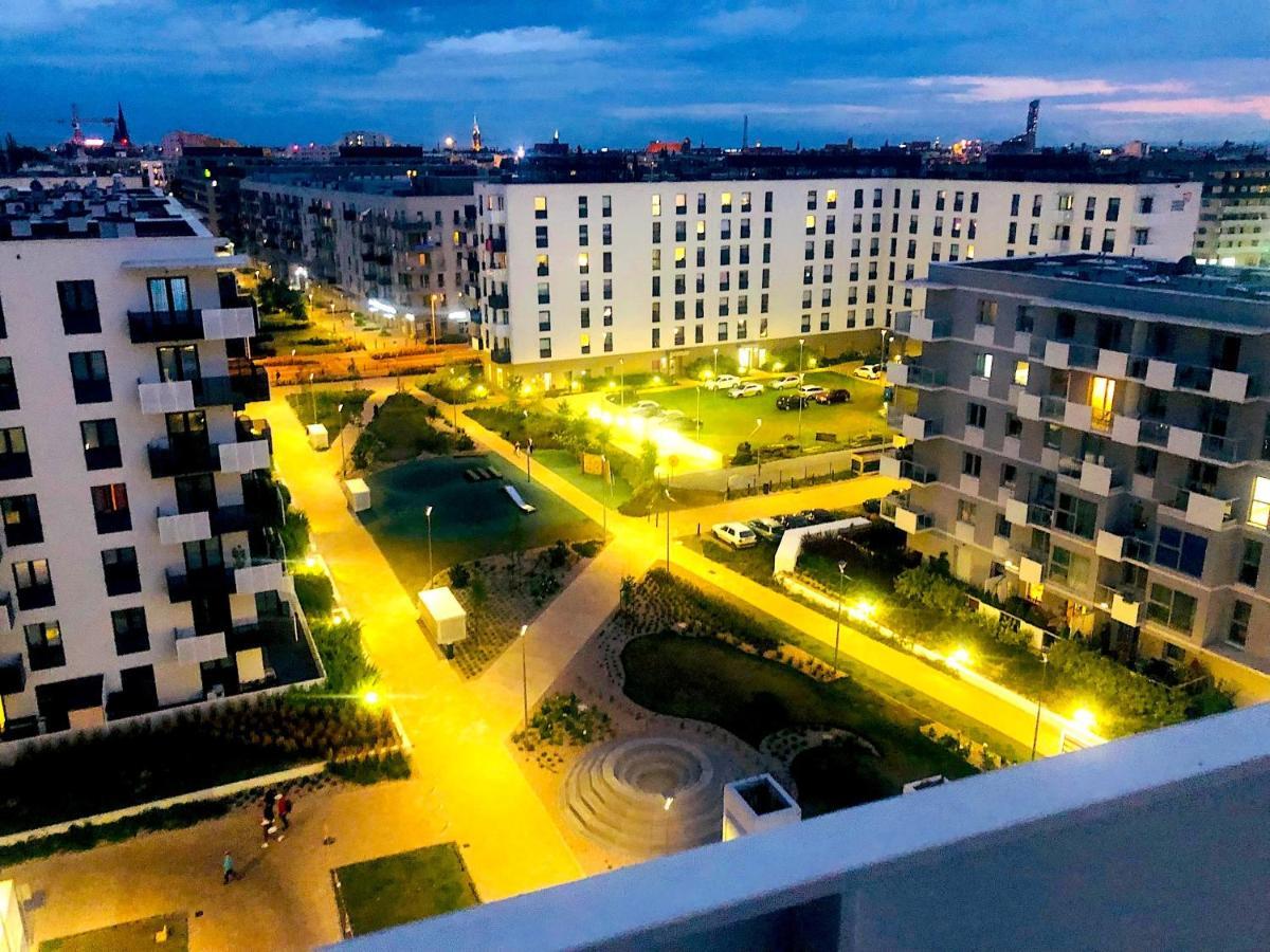Apartament Z Tarasem I Widokiem Na Odre Wrocław Exteriör bild