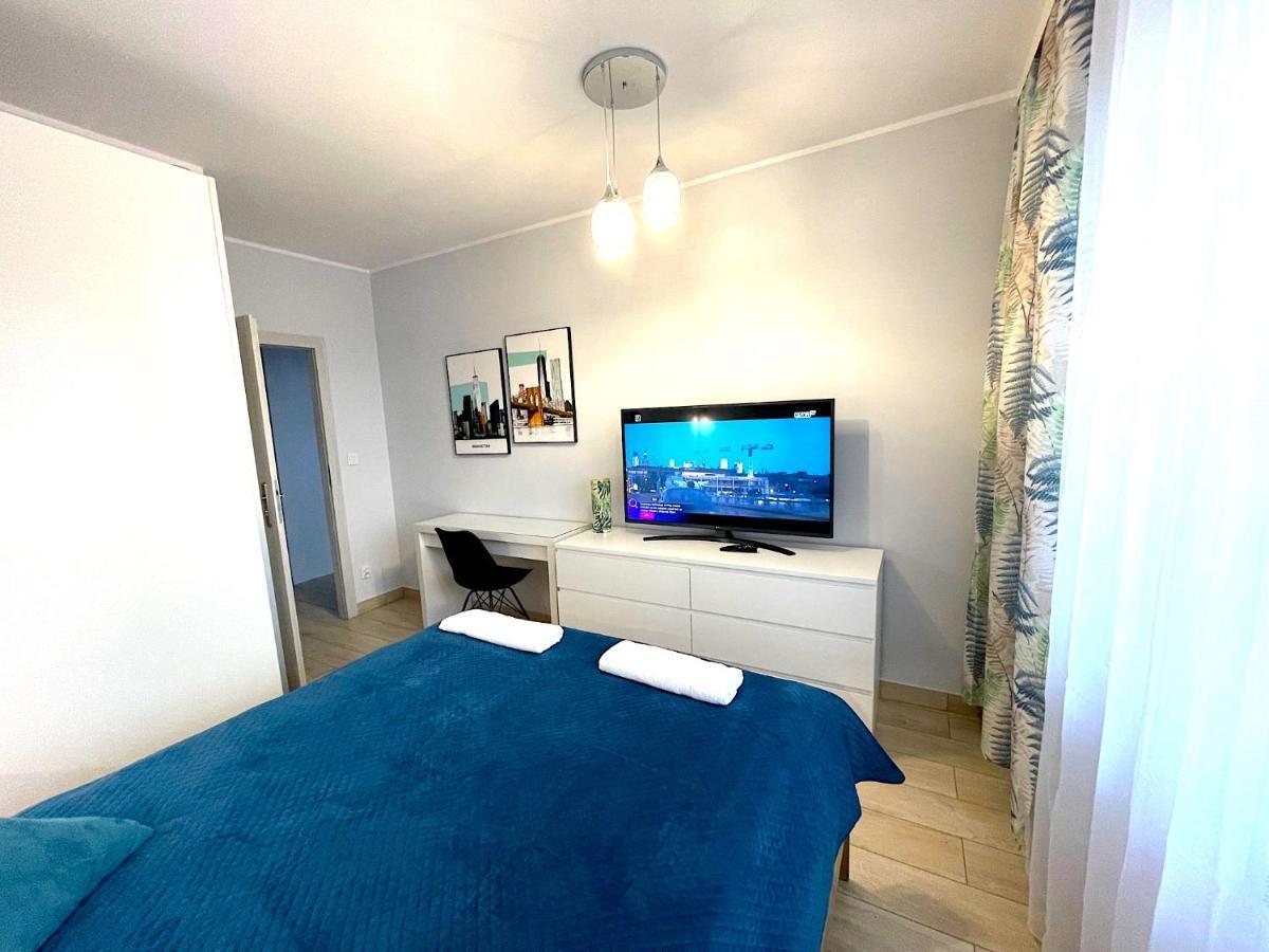 Apartament Z Tarasem I Widokiem Na Odre Wrocław Exteriör bild